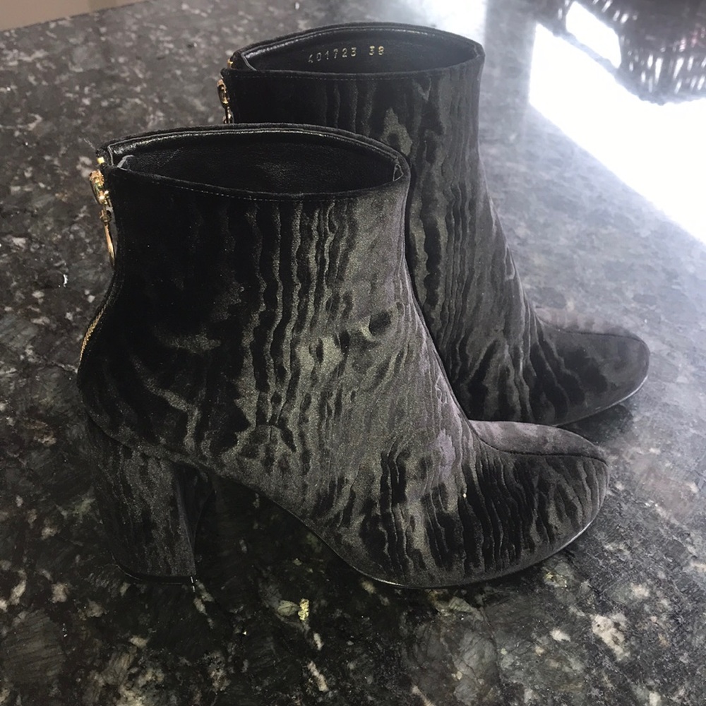 Stella McCartney velvet ankle boots